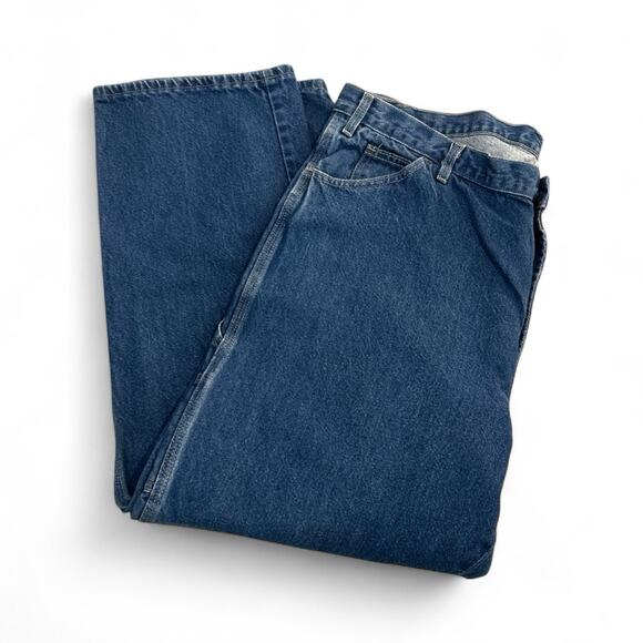 Dickies Jeans Men’s 42x30 Blue Straight Leg Workwear Carpenter - Picture 4 of 10